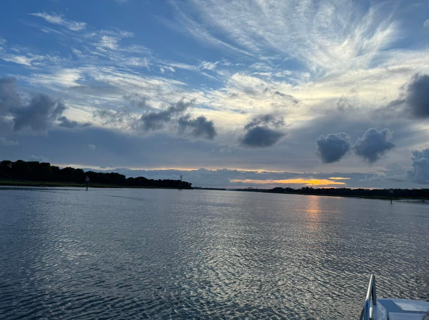 oak island sunset 7.24 6